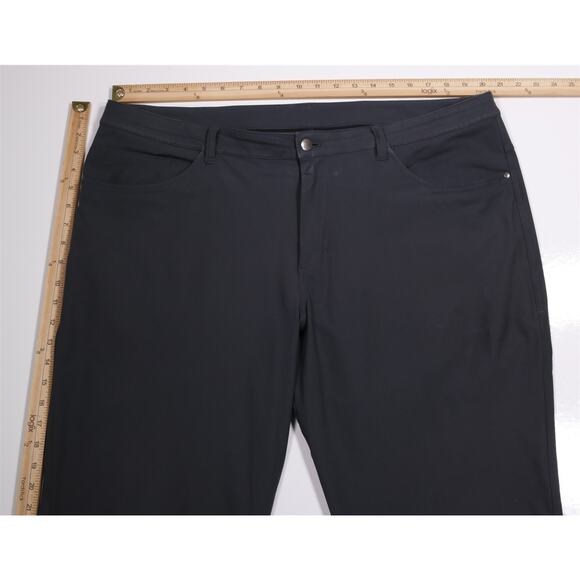 Lululemon Mens ABC 5-Pocket Green Warpstreme Chino Pants Trousers Tall 40x36 - Picture 4 of 7